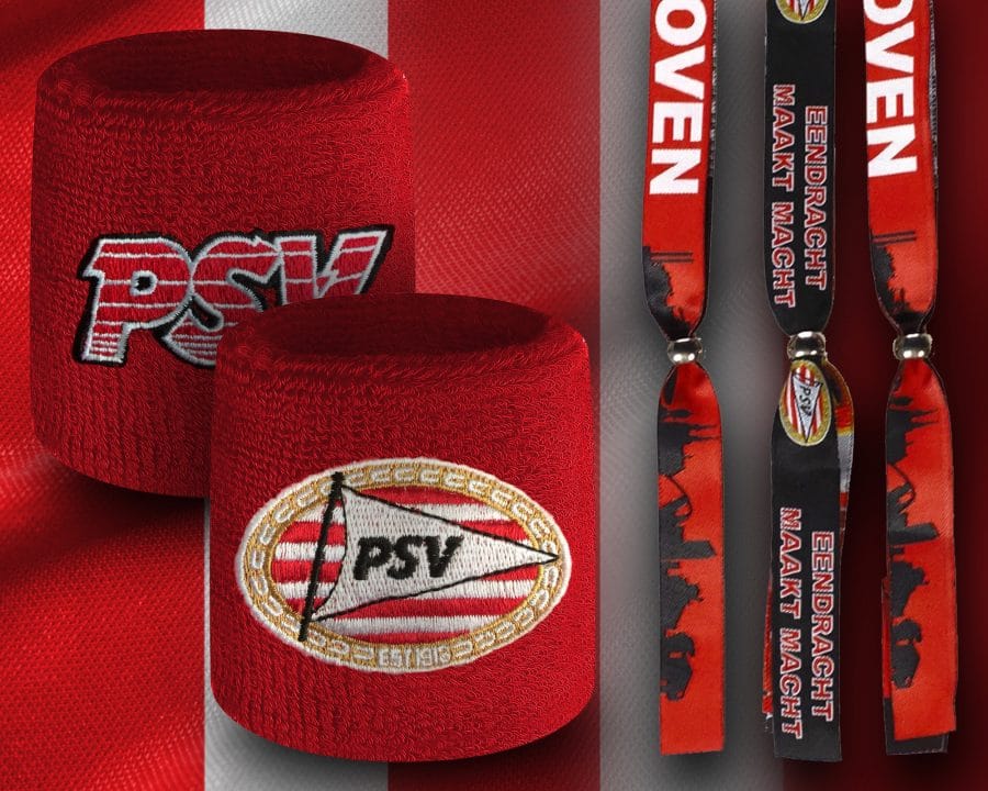 Merchandise voor sportmerchandise inclusief ontwerp.